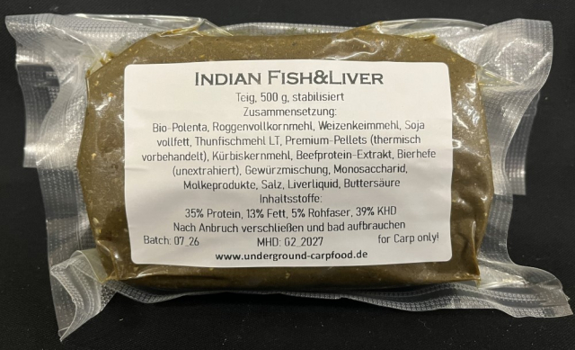 Indian Fish&Liver Teig