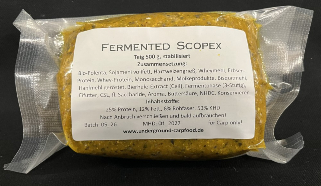 Fermented Scopex Teig